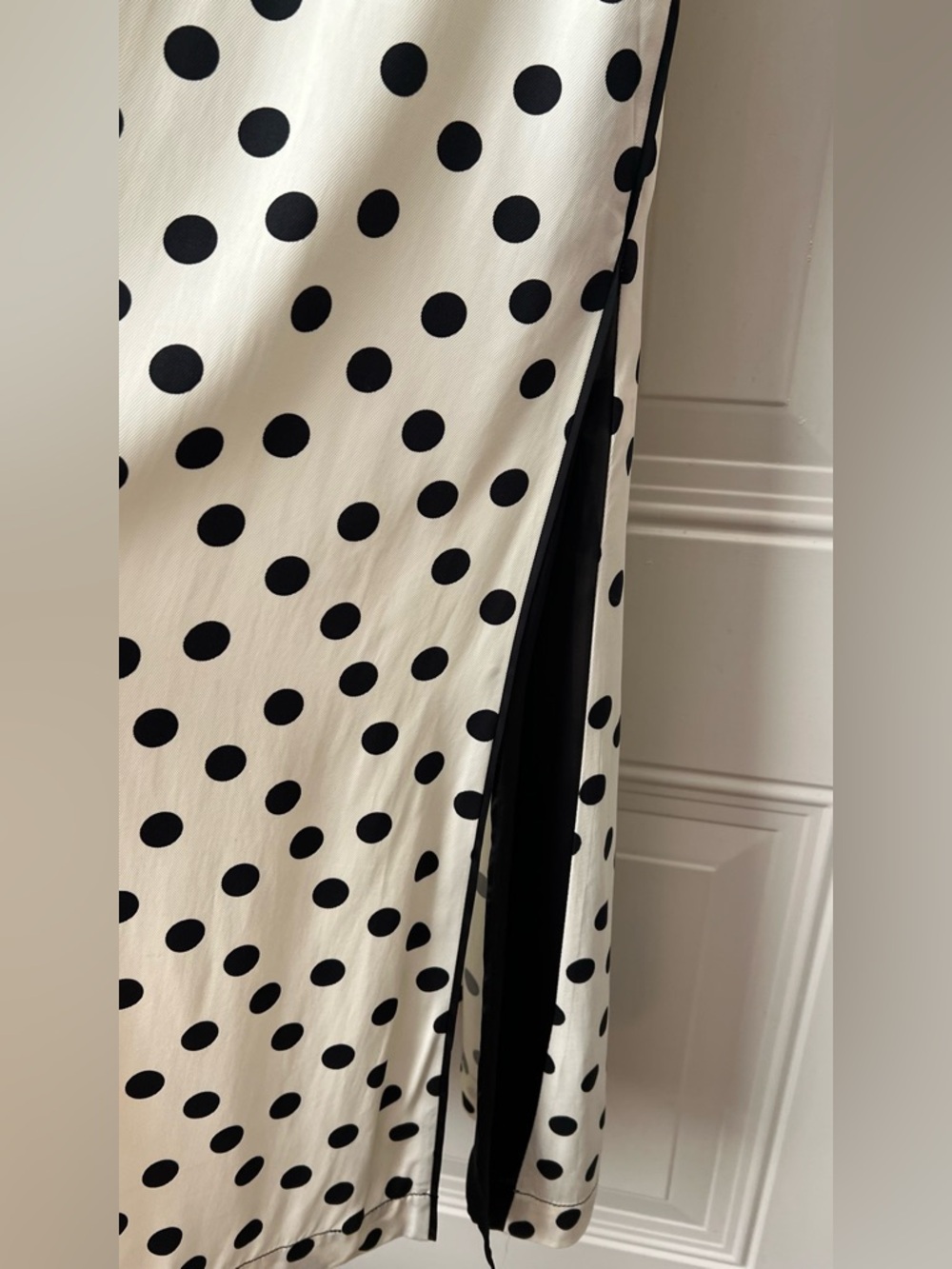 Zara Limited Edition Polka Dot Slip Dress M Midi Blogger Viral - Picture 5 of 14